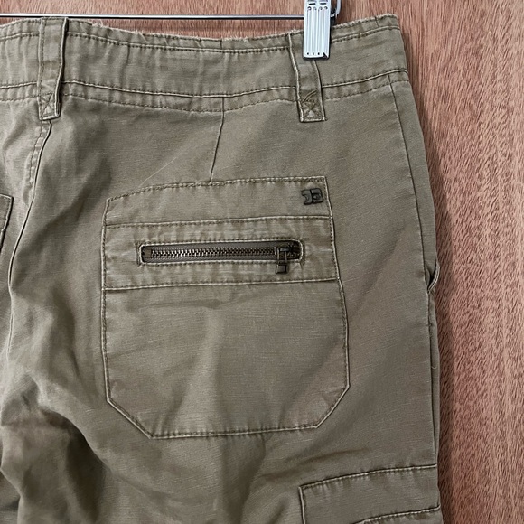 Joe’s Cargo The Pant Drawstring Pant Khaki Cotton/linen utility straight size 26 - Picture 5 of 7
